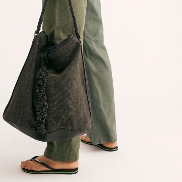 Free People Handbags - Free People Canvas Bucket Bag